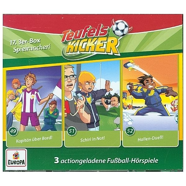 Die Teufelskicker - 3er Box Spielmacher.Box.17,3 Audio-CD, Teufelskicker