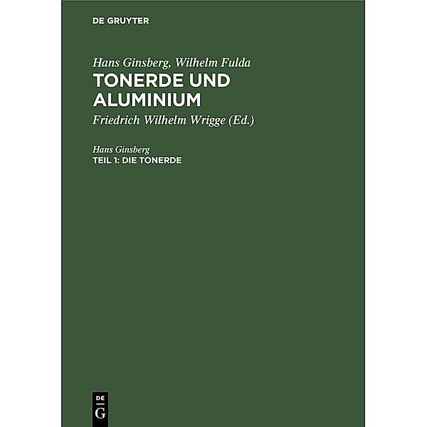 Die Tonerde, Hans Ginsberg