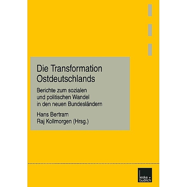Die Transformation Ostdeutschlands