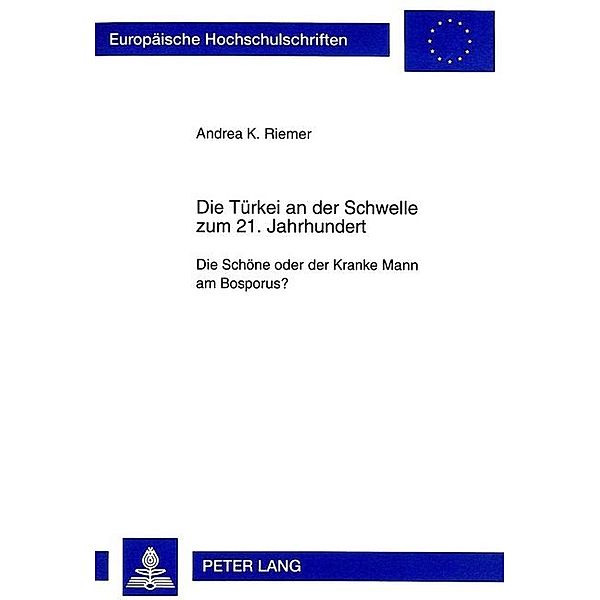 Die Türkei an der Schwelle zum 21. Jahrhundert, Andrea K. Riemer