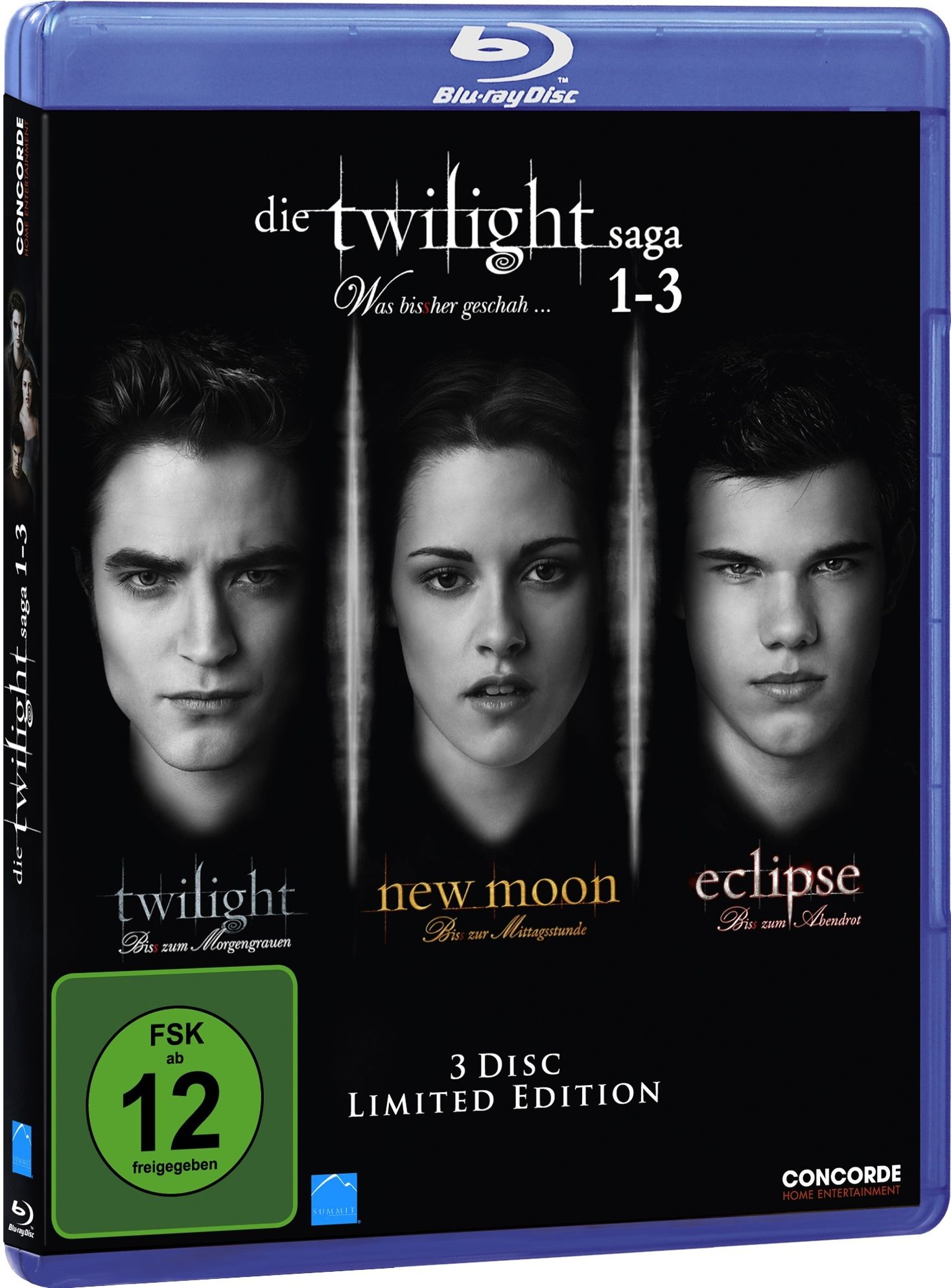 Die Twilight Saga 1-3 Blu-ray jetzt im  Shop bestellen