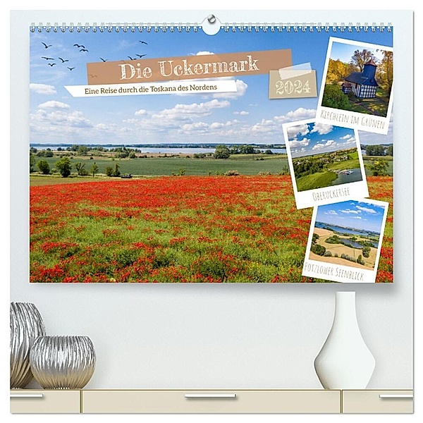 Die Uckermark - Eine Reise durch die Toskana des Nordens (hochwertiger Premium Wandkalender 2024 DIN A2 quer), Kunstdruck in Hochglanz, Tilo Grellmann Photography