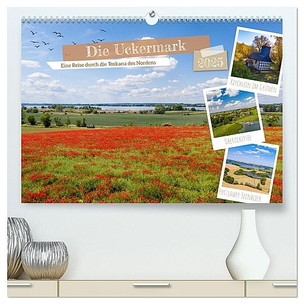 Die Uckermark - Eine Reise durch die Toskana des Nordens (hochwertiger Premium Wandkalender 2025 DIN A2 quer), Kunstdruck in Hochglanz, Calvendo, Tilo Grellmann Photography