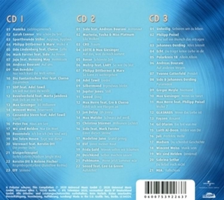 Die ultimative Chartshow - Die besten Deutschpop-Songs 3 CDs von Diverse  Interpreten | Weltbild.de