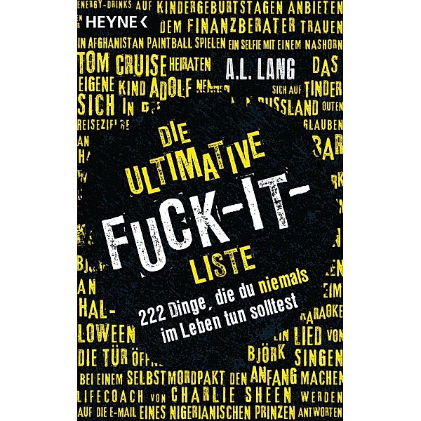 Die ultimative Fuck-it-Liste, A. L. Lang