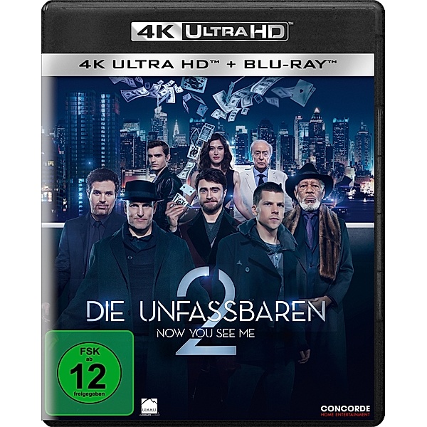 Die Unfassbaren 2 - Now You See Me (4K Ultra HD), Daniel Radcliffe, Jesse Eisenberg