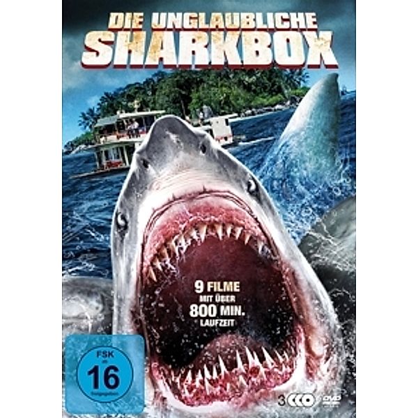 Die unglaubliche Sharkbox DVD-Box, Ziering, Reid, Hasselhoff, Trejo, Various