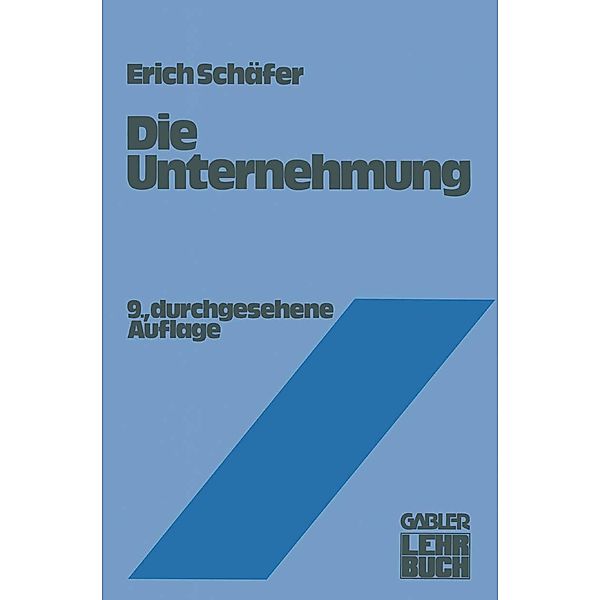 Die Unternehmung, Erich Schäfer