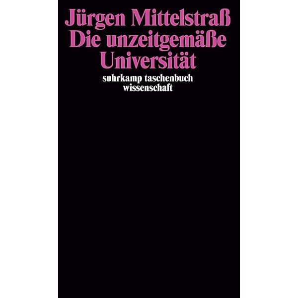 Die unzeitgemäße Universität, Jürgen Mittelstraß