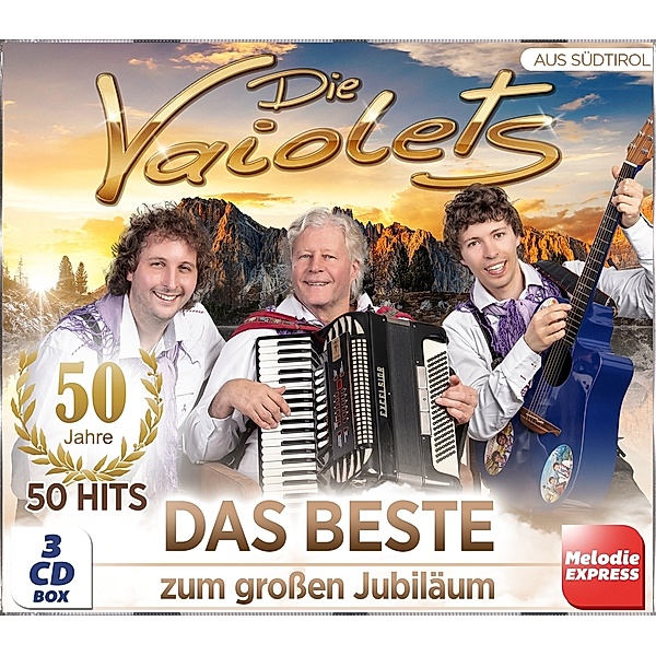Die Vaiolets - Das Beste zum großen Jubiläum - 50 Jahre 50 Hits 3CD, Die Vaiolets
