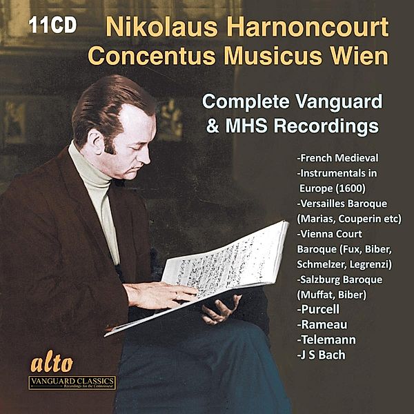Die Vanguard- & MHS-Aufnahmen, Nikolaus Harnoncourt, Concentus Musicus Wien