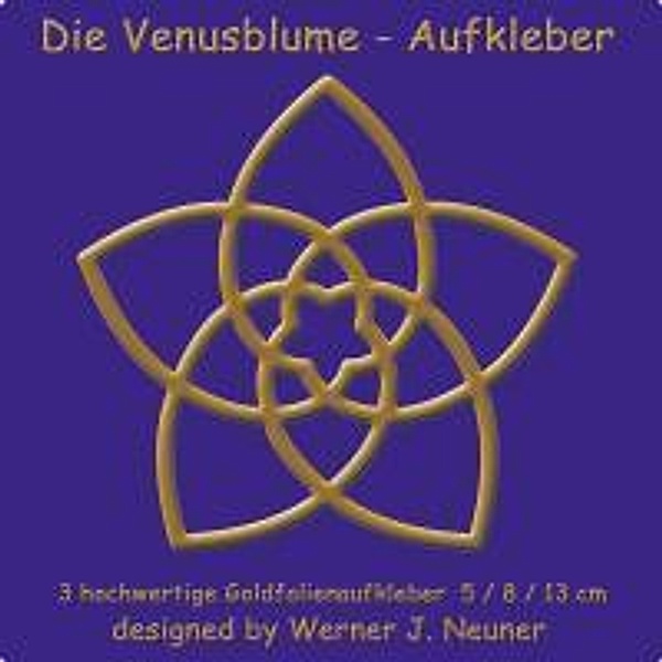 Die Venusblume - Aufkleber 3er Set, Werner Johannes Neuner