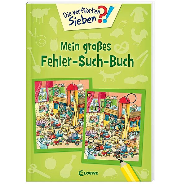 Die verflixten Sieben - Mein grosses Fehler-Such-Buch