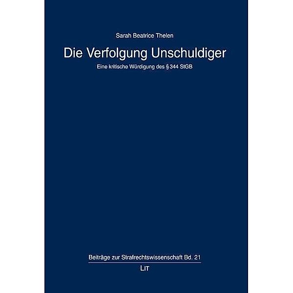 Die Verfolgung Unschuldiger, Sarah Beatrice Thelen