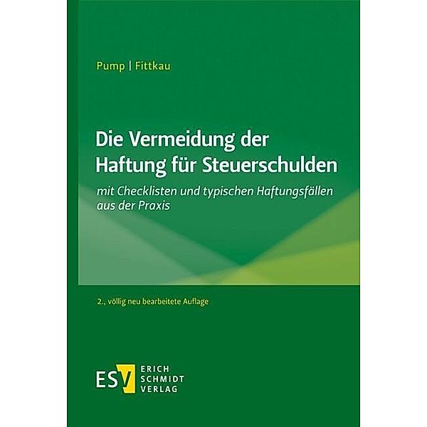 Die Vermeidung der Haftung für Steuerschulden, Herbert Fittkau, Hermann Pump