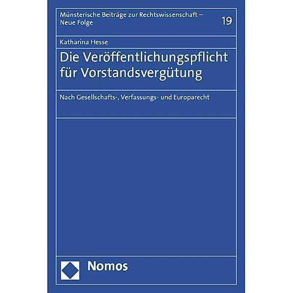 Die Veröffentlichungspflicht für Vorstandsvergütung, Katharina Hesse