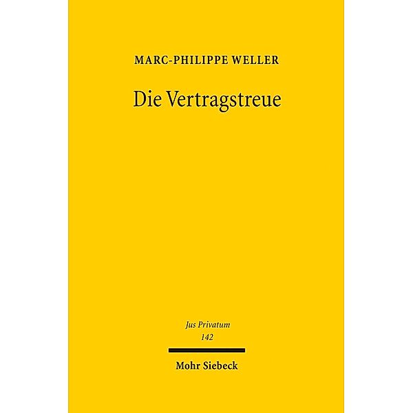 Die Vertragstreue, Marc-Philippe Weller