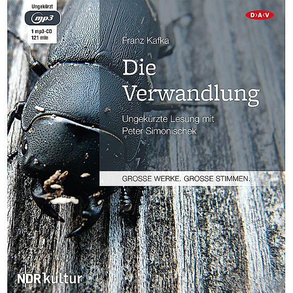 Die Verwandlung,1 Audio-CD, 1 MP3, Franz Kafka