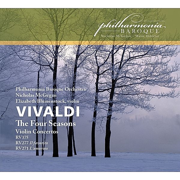 Die Vier Jahreszeiten/Violinkonz., Mcgegan, Blumenstock, Philharmonia Baroque