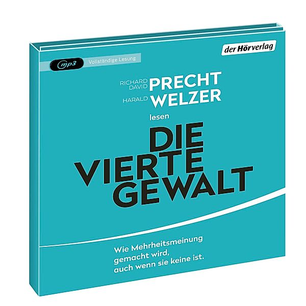 Die vierte Gewalt -,1 Audio-CD, 1 MP3, Richard David Precht, Harald Welzer