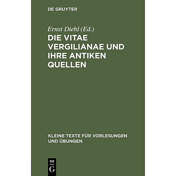 Die Vitae Vergilianae und ihre antiken Quellen