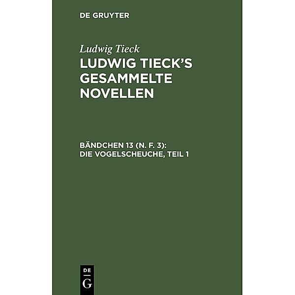Die Vogelscheuche, Teil 1, Ludwig Tieck