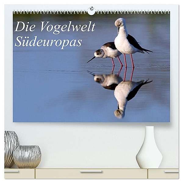 Die Vogelwelt Südeuropas (hochwertiger Premium Wandkalender 2024 DIN A2 quer), Kunstdruck in Hochglanz, Benny Trapp