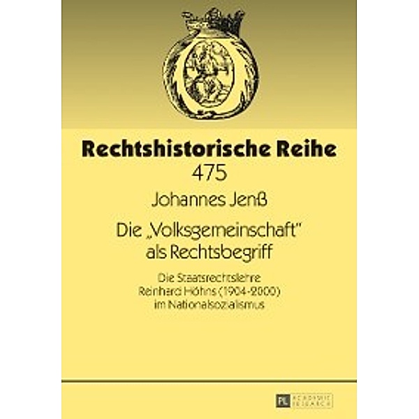 Die Volksgemeinschaft als Rechtsbegriff, Johannes Jen
