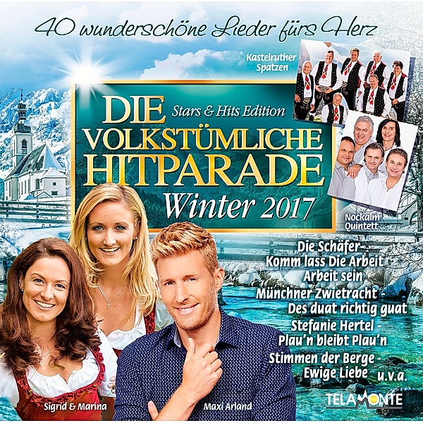 Die volkstümliche Hitparade Winter 2017, Diverse Interpreten