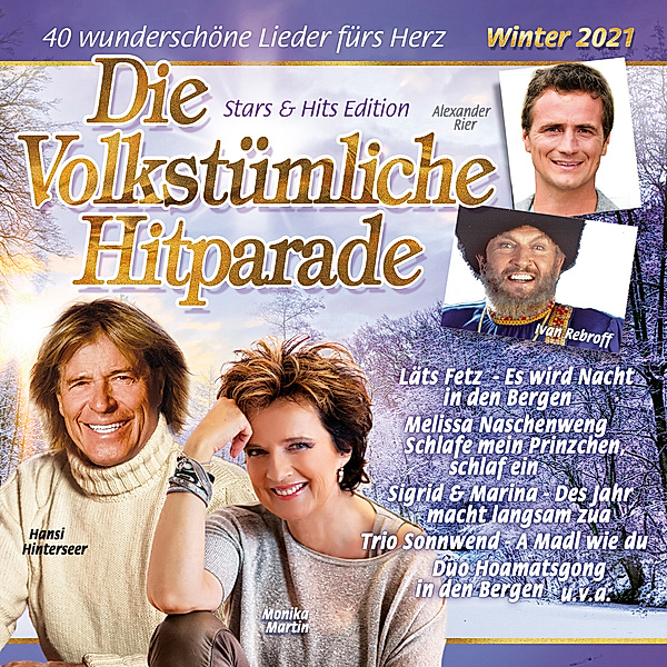 Die Volkstümliche Hitparade Winter 2021, Diverse Interpreten