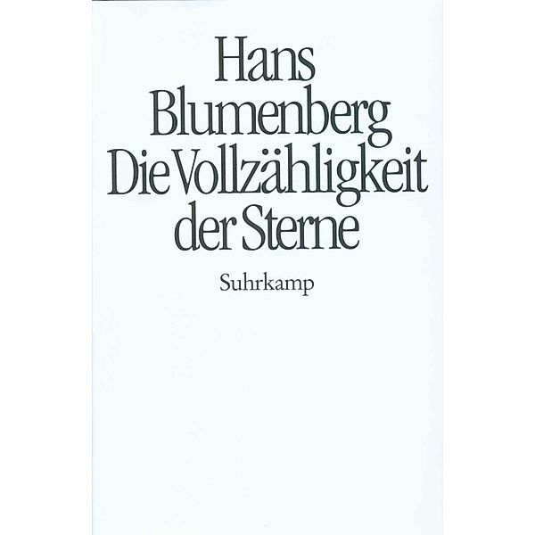Die Vollzähligkeit der Sterne, Hans Blumenberg
