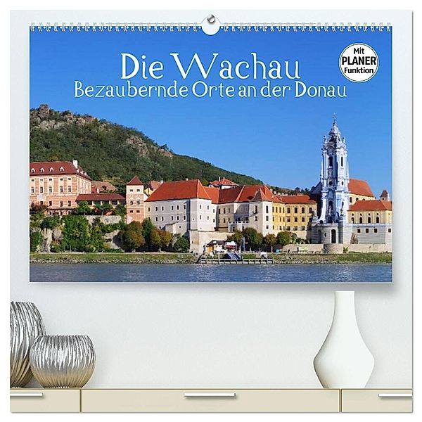 Die Wachau - Bezaubernde Orte an der Donau (hochwertiger Premium Wandkalender 2024 DIN A2 quer), Kunstdruck in Hochglanz, LianeM