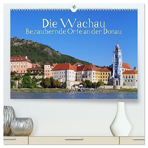 Die Wachau - Bezaubernde Orte an der Donau (hochwertiger Premium Wandkalender 2024 DIN A2 quer), Kunstdruck in Hochglanz, LianeM