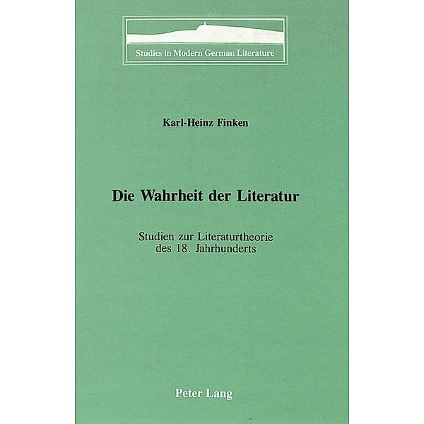 Die Wahrheit der Literatur, Karl-Heinz Finken