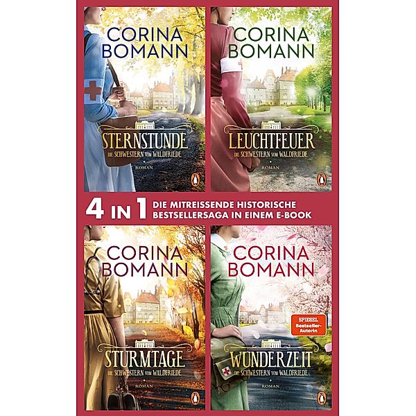 Die Waldfriede Saga Band: Sternstunde, Leuchtfeuer, Sturmtage, Wunderzeit (4in1 Bundle) -, Corina Bomann