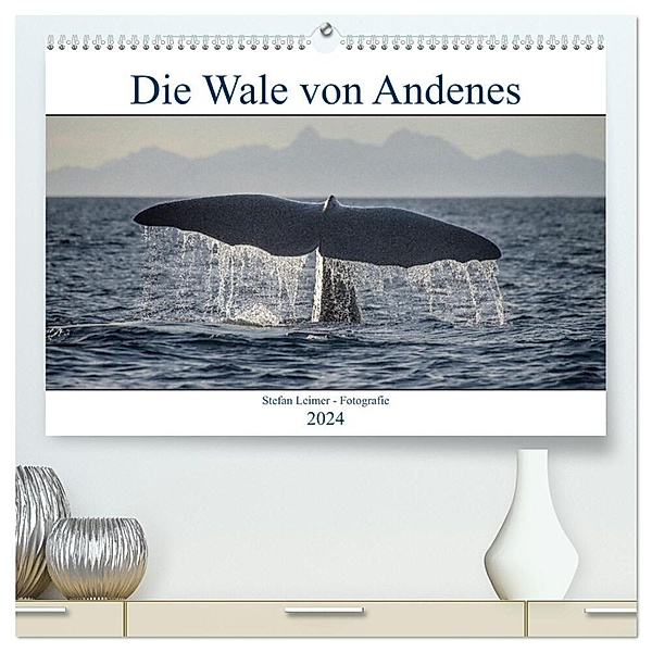 Die Wale von Andenes (hochwertiger Premium Wandkalender 2024 DIN A2 quer), Kunstdruck in Hochglanz, Stefan Leimer