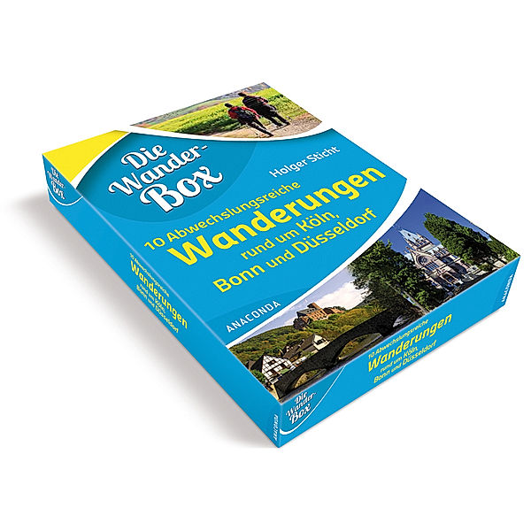 Die Wanderbox - 10 abwechslungreiche Wanderungen rund um Köln, Bonn und Düsseldorf, 10 Hefte, Holger Maria Sticht