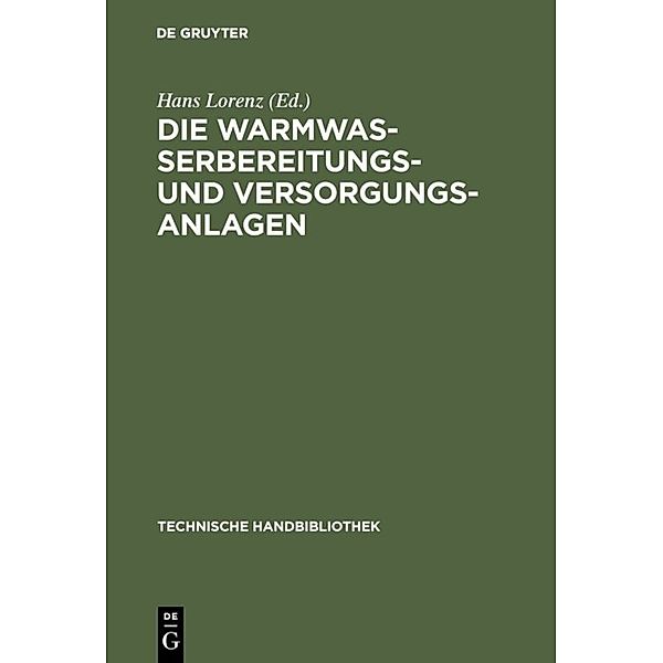 Die Warmwasserbereitungs- und Versorgungsanlagen