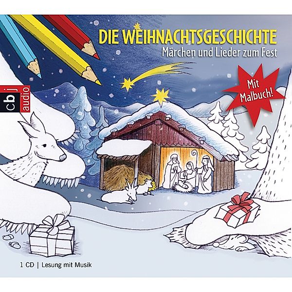 Die Weihnachtsgeschichte, 1 Audio-CD, Diverse Interpreten