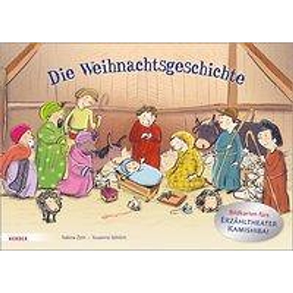 Die Weihnachtsgeschichte. Bildkarten fürs Erzähltheater Kamishibai, Sabine Zett