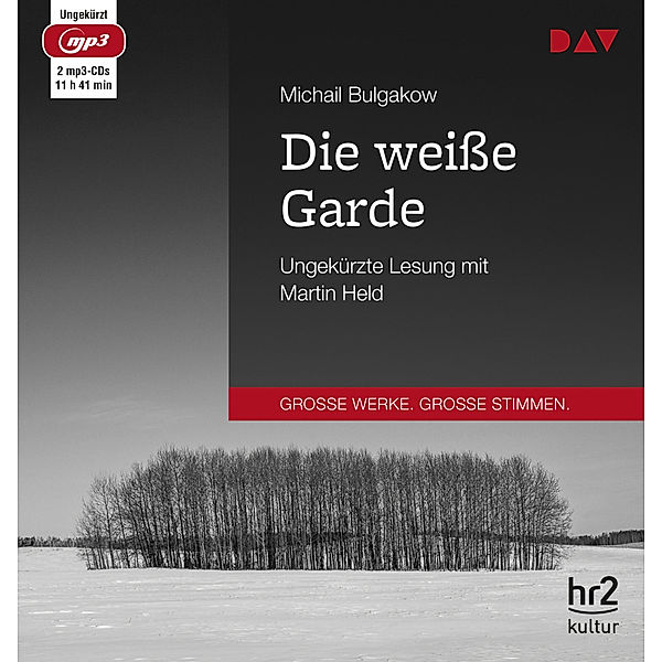 Die weisse Garde,2 Audio-CD, 2 MP3, Michail Bulgakow