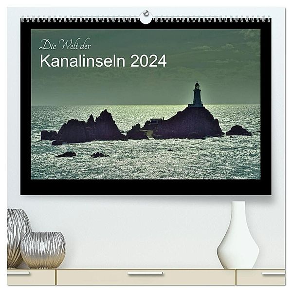 Die Welt der Kanalinseln 2024 (hochwertiger Premium Wandkalender 2024 DIN A2 quer), Kunstdruck in Hochglanz, Gerald Just