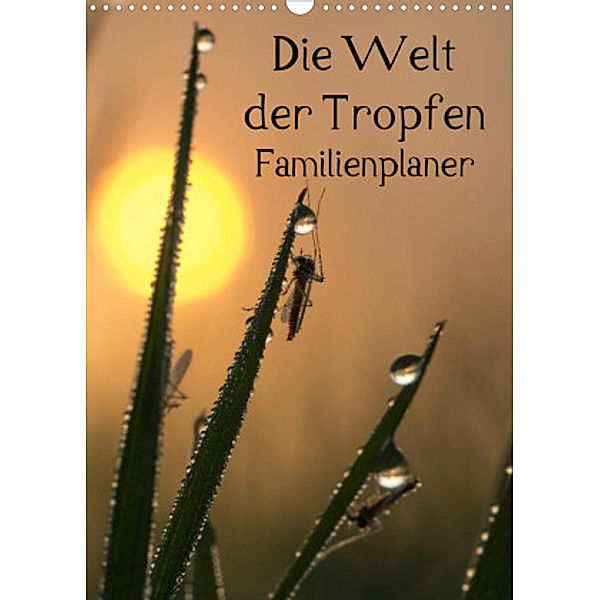 Die Welt der Tropfen / Familienplaner (Wandkalender 2022 DIN A3 hoch), Andrea Potratz