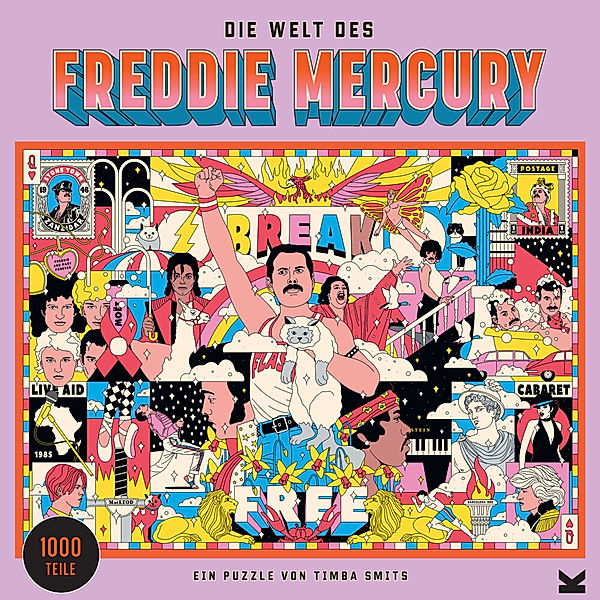 Laurence King Verlag GmbH Die Welt des Freddie Mercury, Timba Smits