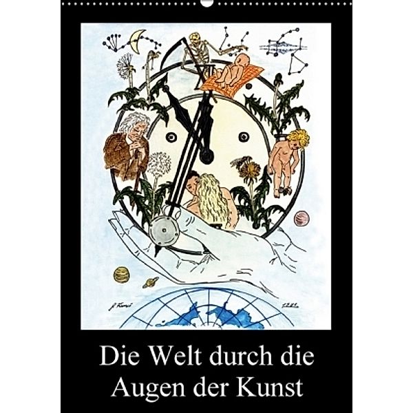 Die Welt durch die Augen der Kunst (Wandkalender 2017 DIN A2 hoch), Gerald Fiance