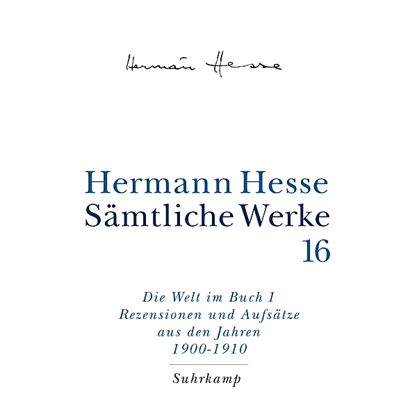Die Welt im Buch.Tl.1, Hermann Hesse