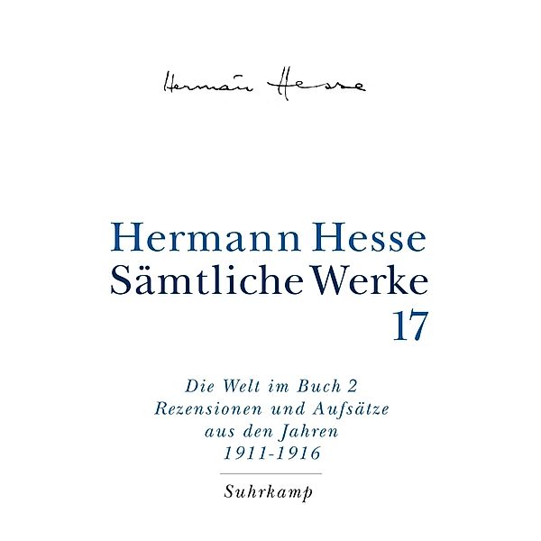 Die Welt im Buch.Tl.2, Hermann Hesse