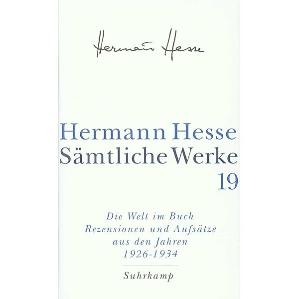 Die Welt im Buch.Tl.4, Hermann Hesse