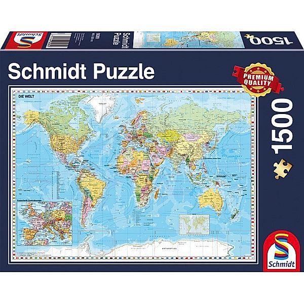 SCHMIDT SPIELE Die Welt (Puzzle)