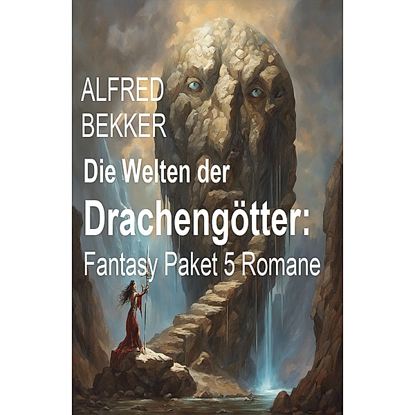 Die Welten der Drachengötter: Fantasy Paket 5 Romane, Alfred Bekker